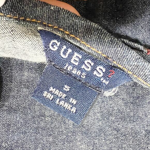 Vintage 90s Guess denim minidress Size Small - Picture 3 of 7